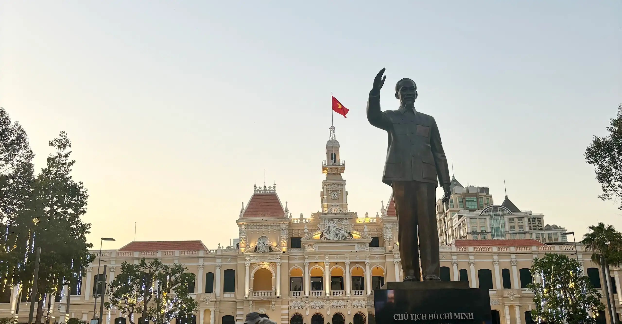 Image of the Ho Chi Minh Statue in Ho Chi Minh City, Vietnam