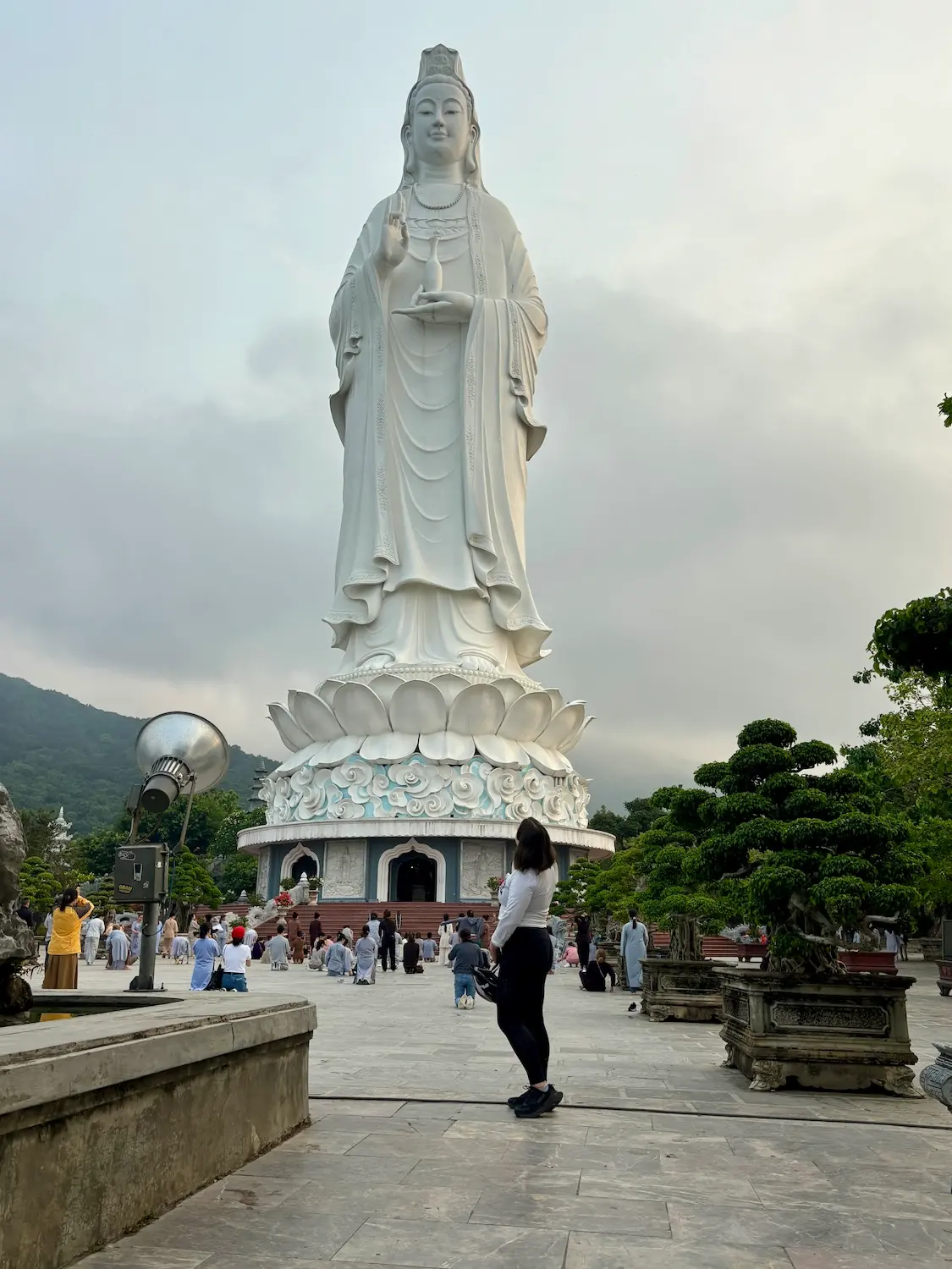 View of Lady Buddha in Da Nang, Central Vietnam